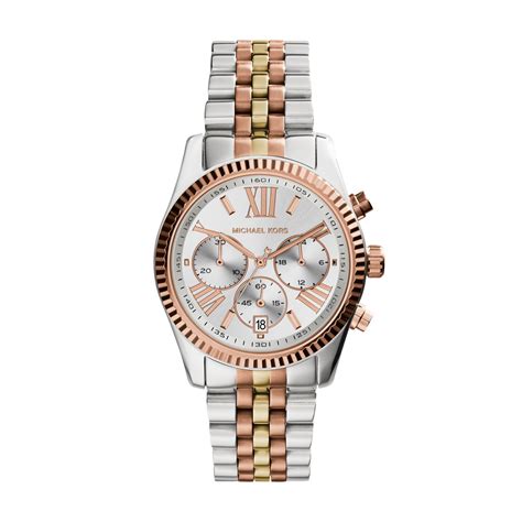 michael kors dames bicolor horloge|Michael Kors watches macy's.